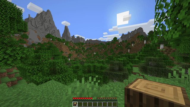 I decided to make a survival world since I haven't actually beaten the game, and loaded into this seed.