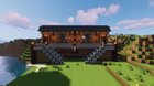 Train station build in my Minecraft survival world! (first original build I've ever done c: )