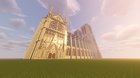 I am building Notre Dame of Paris on a scale of 1 meter = 3 blocks.