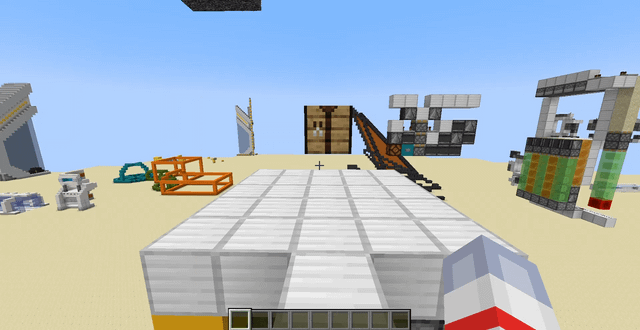 I present...the hidden *floating* crafting table!