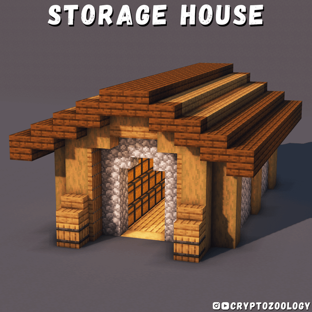 I Made a Compact Storage House That Fits 180+ Chests!