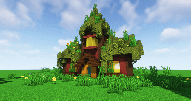 I Made a little, colourful house!