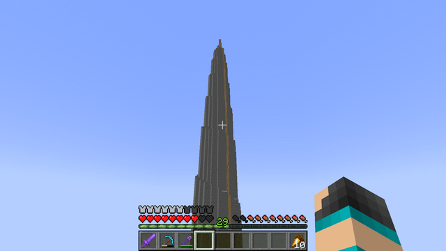 I made this spike in survival. It has no purpose other than to be a spike. Why did I do this?