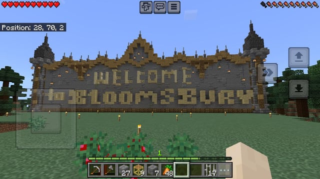 This is the sign for my realm that I built at spawn, any advice?